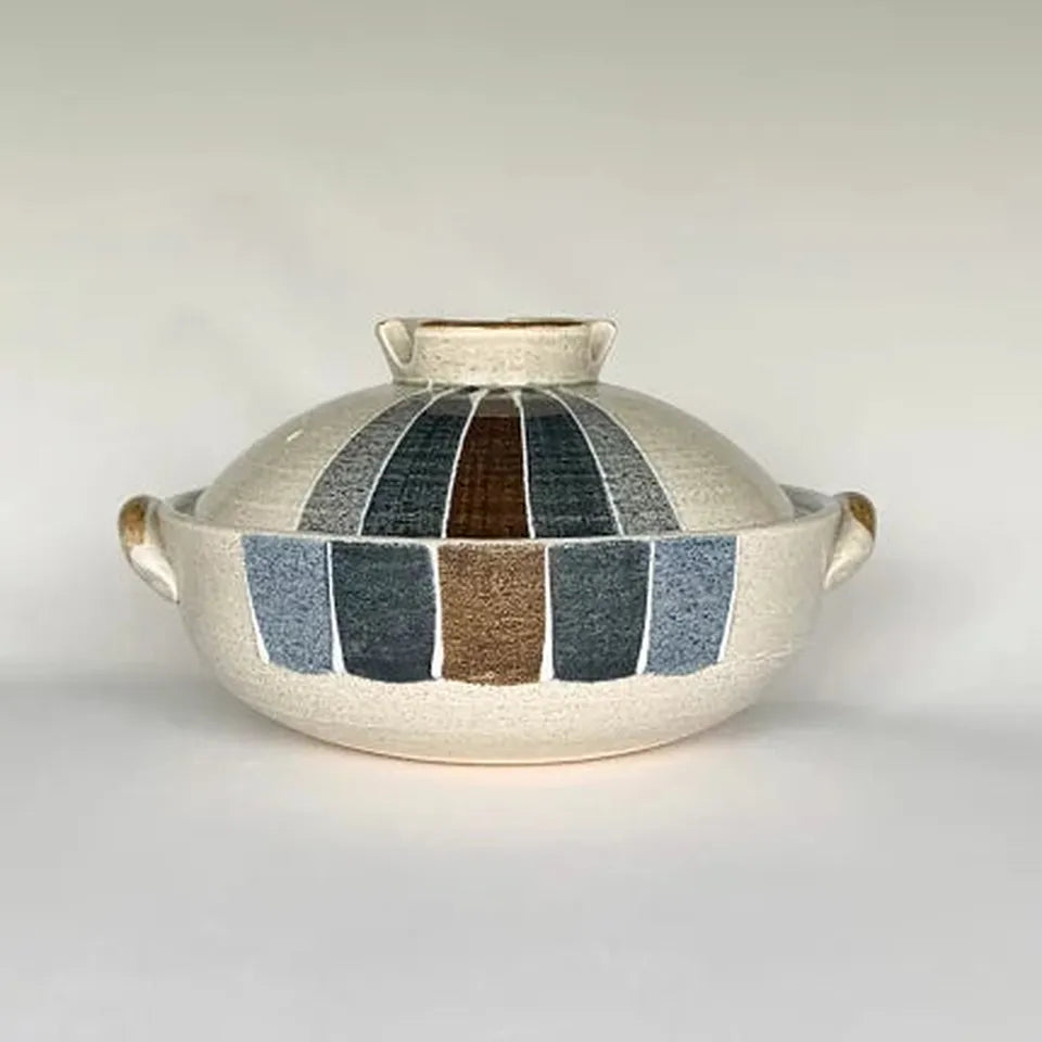 Banko Ware Donabe 2-3 People 25cm Tokusa Clay Pot