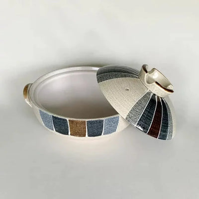 Banko Ware Donabe 2-3 People 25cm Tokusa Clay Pot