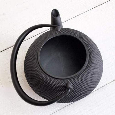 OIGEN 1L Tetsubin Cast Iron Kettle Round ARARE "Hailstone Pattern"