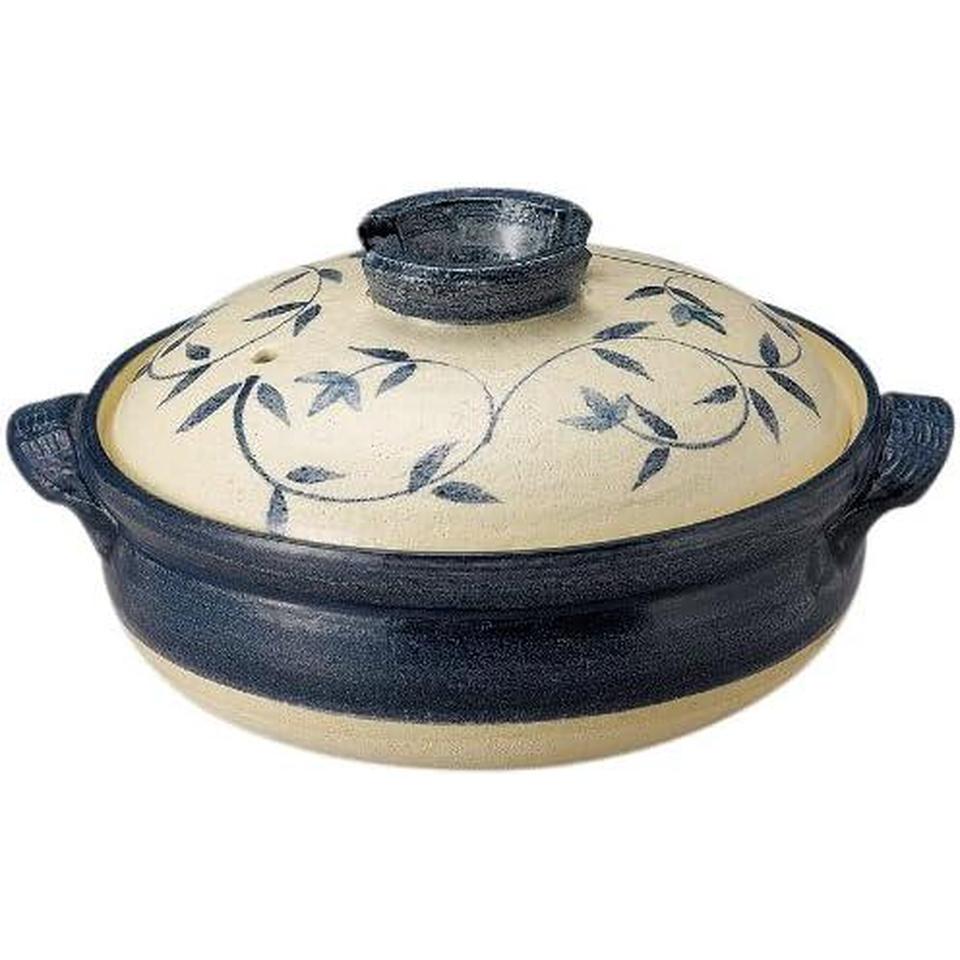 Banko Ware Donabe 4-5 People Large Karakusa Clay Pot