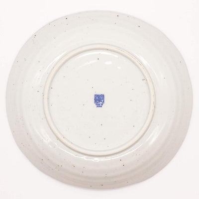 Mino Ware 24cm Large Ceramic Plate for Curry Rice Pasta Salad TOKUSA Lines