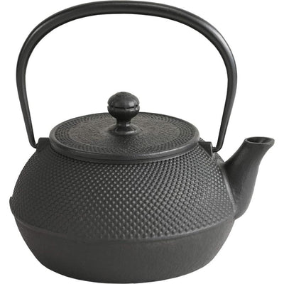 IWACHU 0.9L Tetsubin Cast Iron Kettle Round ARARE "Hailstone Pattern"