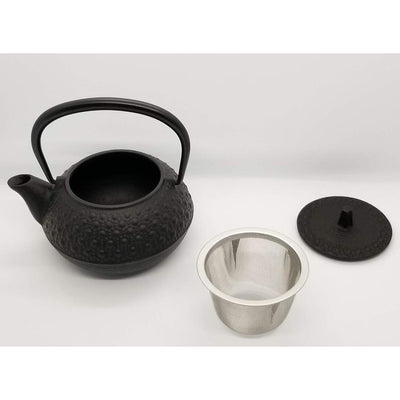 IWACHU 320ml Tetsubin Cast Iron Kettle Teapot Kikko "Tortoise Shell Pattern" Small