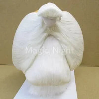 Samurai Wig Gray/White Hair