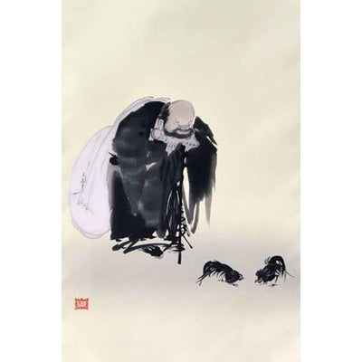 Kakejiku Musashi Miyamoto "Hotei Kantoukeizu" Hanging Scroll