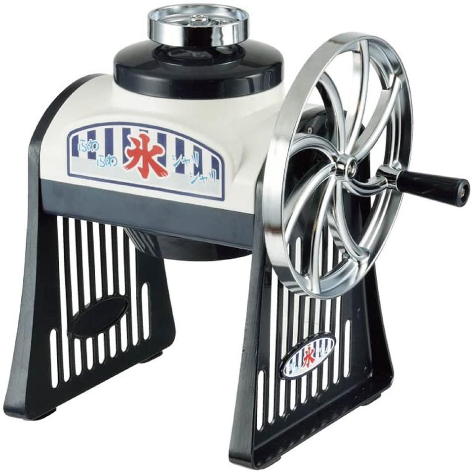 Fluffy Ice Shaving Maker Manual w/2 Ice Cups Kakigori Making Machine