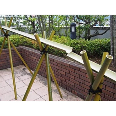 1.3x1.3m Artificial Bamboo Set for Nagashi Somen Flowing Noddle Soba w/stand