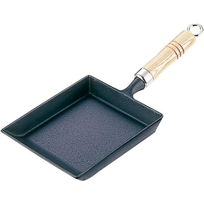 Iwachu Tamagoyaki Pan 18 x15cm Cast Iron Nambu Tekki