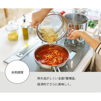 Miyazaki GEO Steamer Pot 28cm for Gas & Induction All Purpose