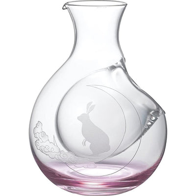 Cold Sake Glass Set Moon & Rabbit