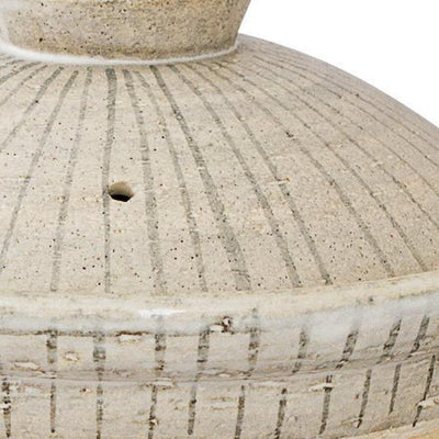 NAGATANIEN IGA Donabe Clay Pot TOKUSA Pattern Personal Size 30.5cm 3-5 People