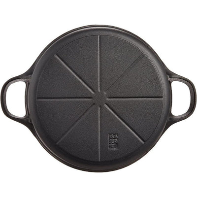 OIGEN Cast Iron Pot w/Lid for Gyoza Sukiyaki Nambu Tekki 20cm 2ppl IH Japan