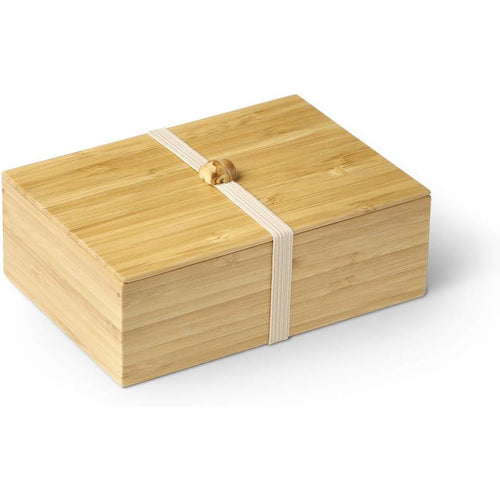 Japanese Wooden Bento Box Natural Bamboo 500ml White