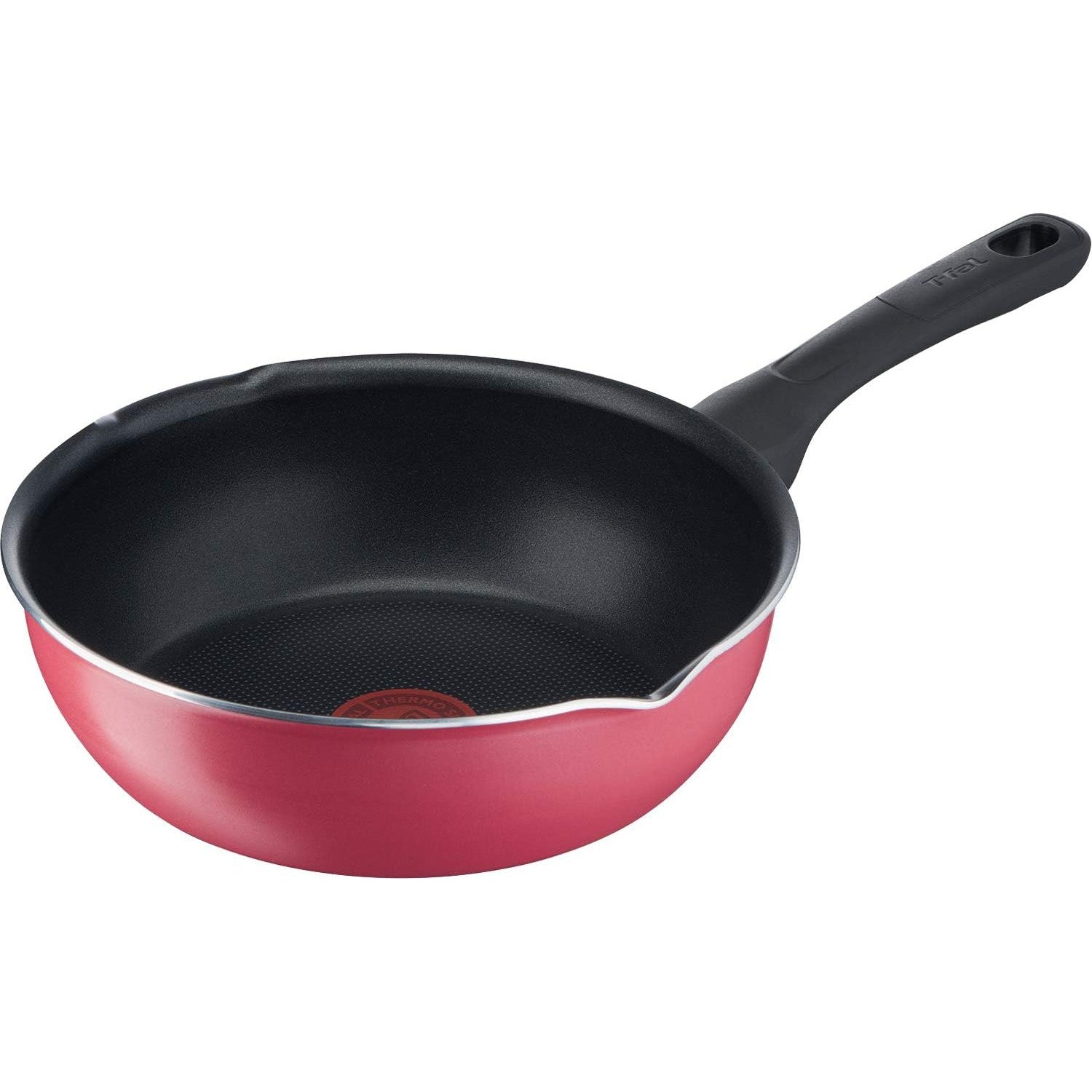 T-fal Non-stick Deep Frying Pan 22cm 1-2ppl Red