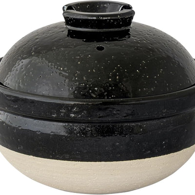 NAGATANIEN KAMADO SAN 2- Rice Cup 21.5cm Donabe Rice Cooker Clay Pot