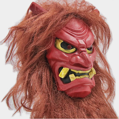 Akita Namahage Mask Demon Oni Red New Years