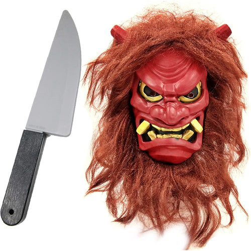 Akita Namahage Mask Demon Oni Red New Years