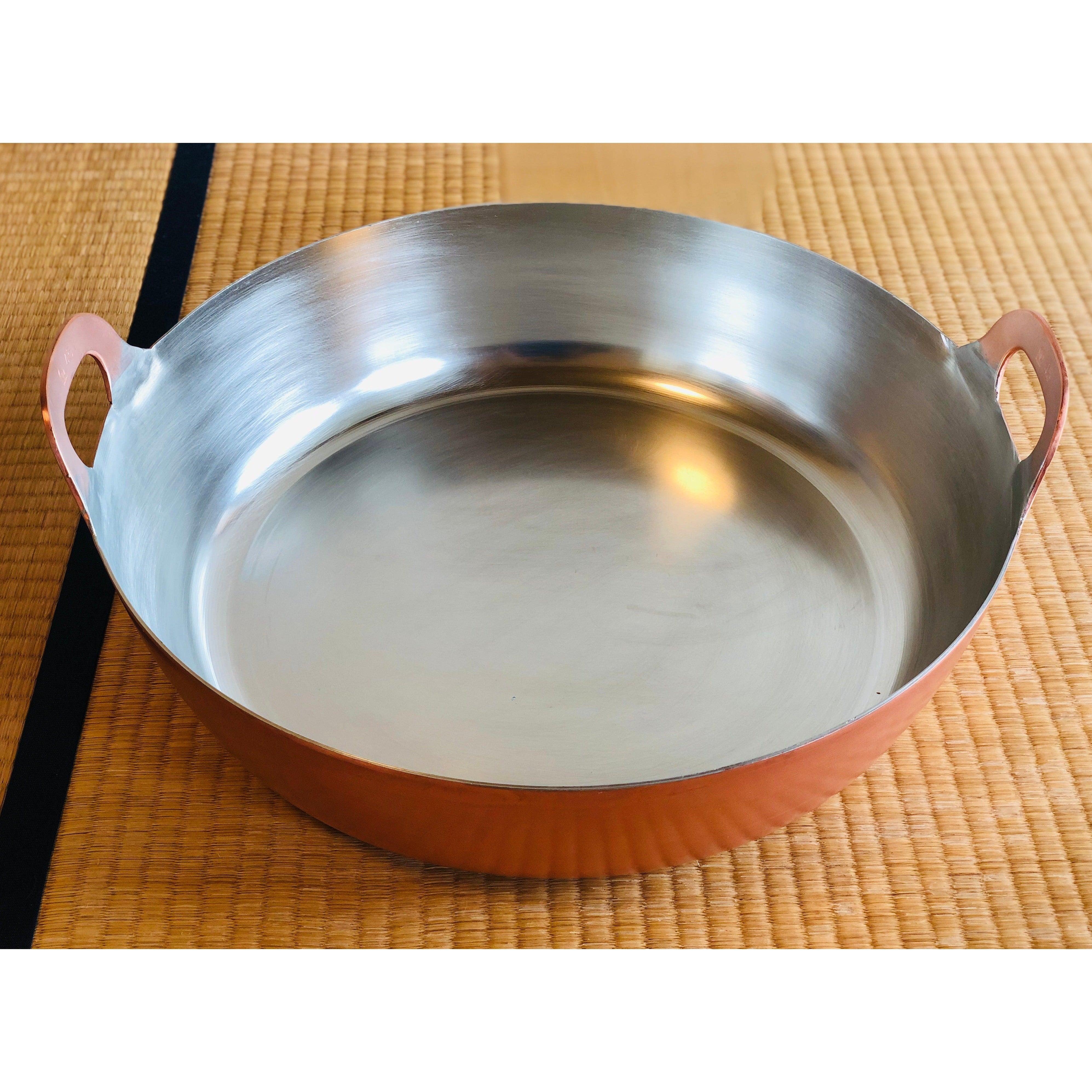 SA Copper 45cm Deep Frying Pot Tempura Nabe Large