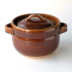 Shigaraki Ware Donabe Rice Pot 5-Go