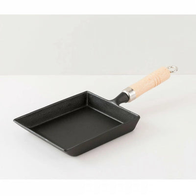 Iwachu Tamagoyaki Pan 18 x15cm Cast Iron Nambu Tekki