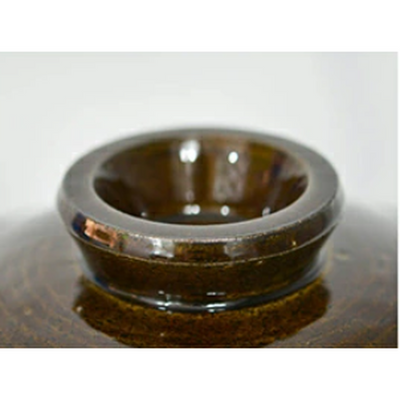 NEW MODEL NAGATANIEN IGA Donabe 1-2 People 19cm Brown Clay Pot