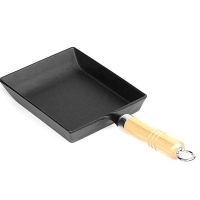 Iwachu Tamagoyaki Pan 18 x15cm Cast Iron Nambu Tekki