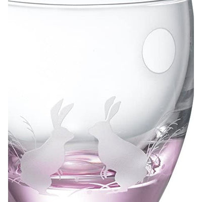 Cold Sake Glass Set Moon & Rabbit