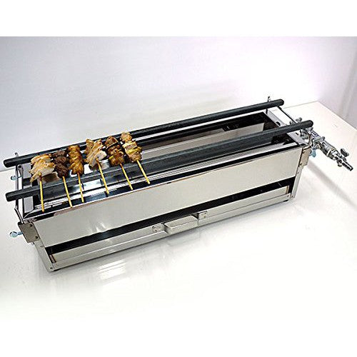 TERUHIME LP Gas 60cm 3-Burner Yakitori Grill Stove Large