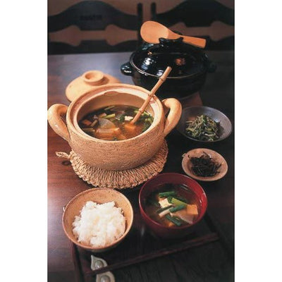 NAGATANIEN Miso Soup Donabe 3-4ppl Large Clay Pot Multi-Purpose