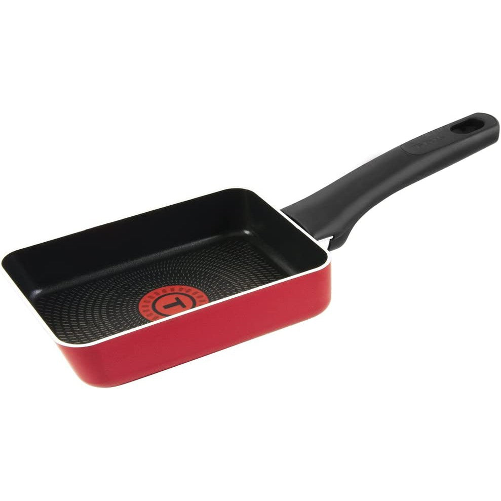 T-fal 4-Layers Tamagoyaki Pan 18 x12cm Frying Pan Red C50018